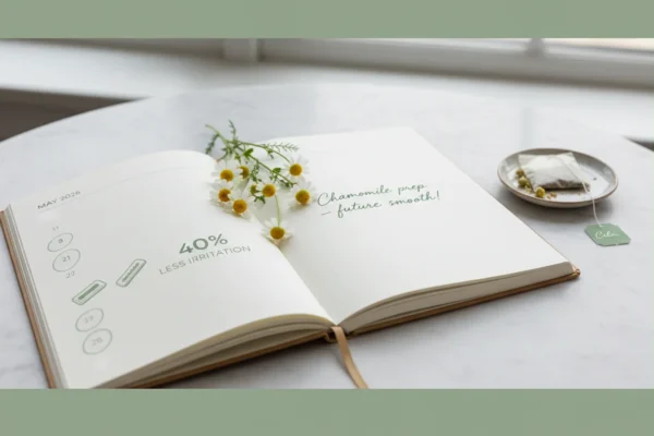 Chamomile: 40% Less Waxing Irritation for 2026