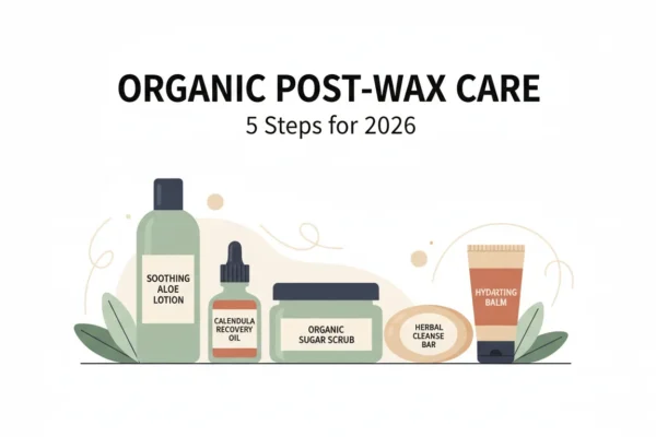 Organic Post-Wax Care: 5 Steps for 2026
